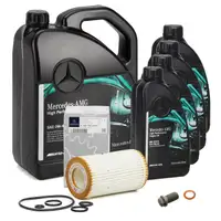 9L ORIGINAL Mercedes AMG &Ouml;l 0W40 MB 229.5 + &Ouml;lfilter 0001802609 C55 E55 G55 AMG