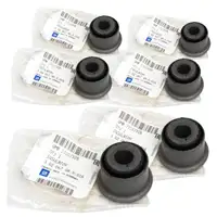 6x ORIGINAL OPEL Gummilager Achsk&ouml;rperlager ASTRA G H ZAFIRA A B vorne 13107328