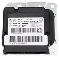 ORIGINAL Peugeot Airbag Steuerger&auml;t Crashsensor 208 (CA CC) + KASTEN 9812713380