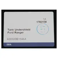 ORIGINAL Ford 1783158 Unterfahrschutz SHERIFF f&uuml;r Kraftstofftank RANGER (TKE)