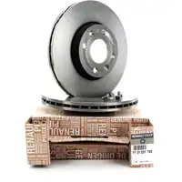 ORIGINAL Dacia Renault Bremsscheiben Satz Logan Clio Megane Modus Thalia vorne