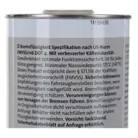 1L ORIGINAL AUDI VW SEAT SKODA Bremsfl&uuml;ssigkeit DOT 4 B000750M3 - 1 Liter